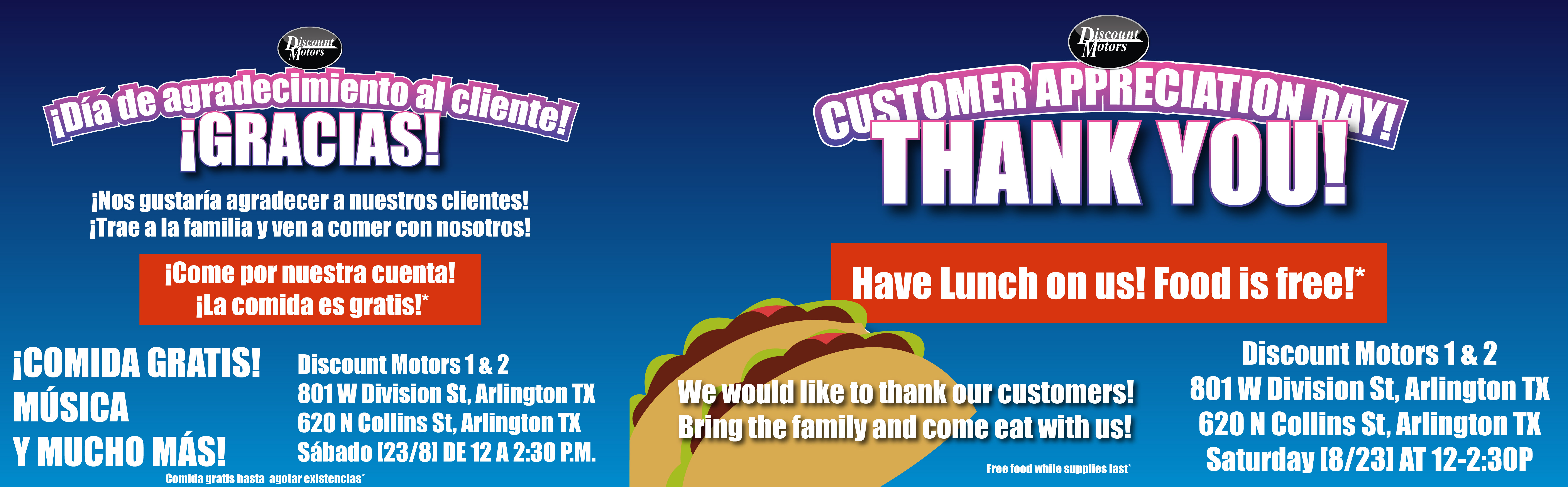Customer Appreciation Day